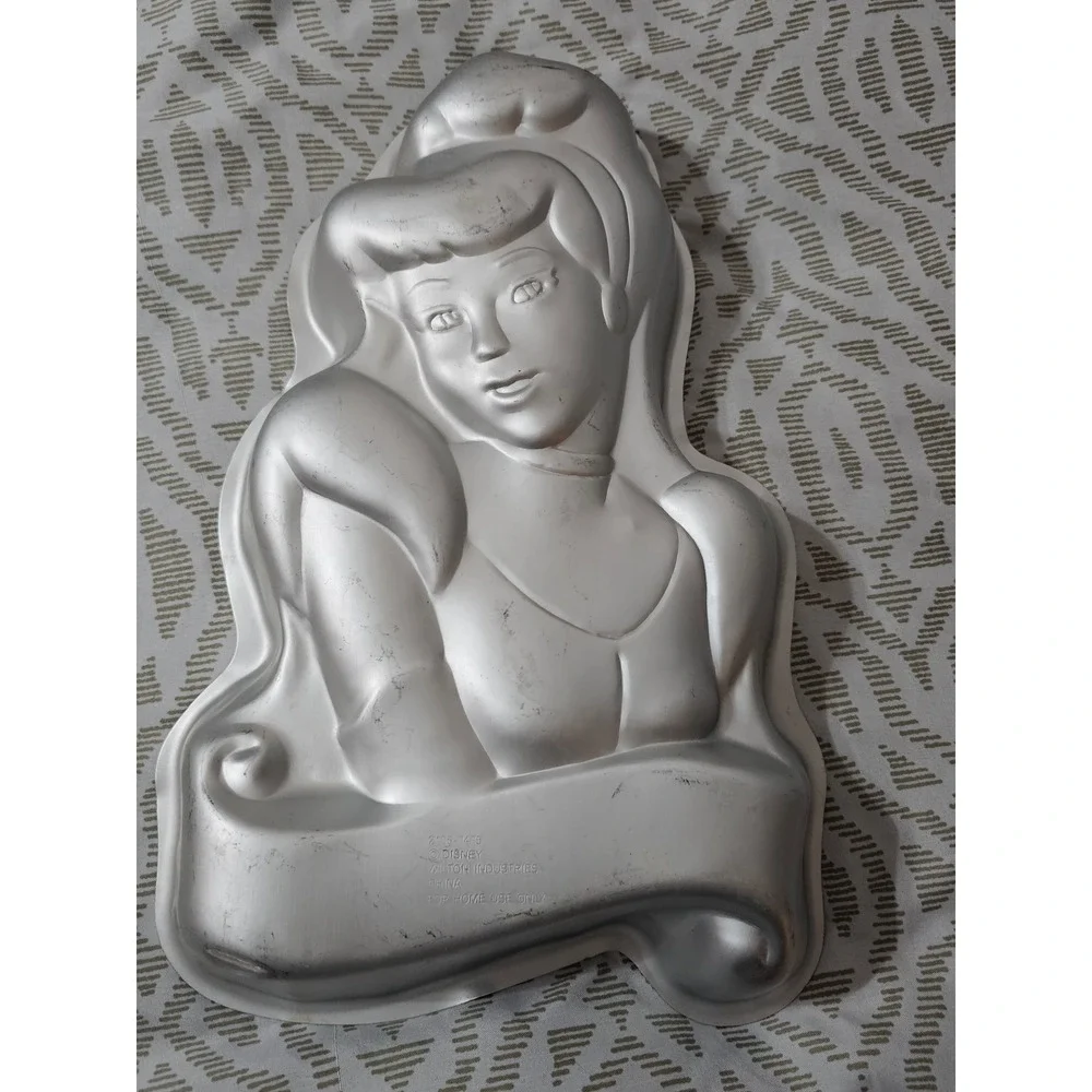 Wilton Character Cake Pan Lot Cinderella Dora the Explorer Blue's Clues Aluminum